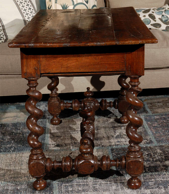 French Barley Twist Table, Circa 1800 at 1stDibs