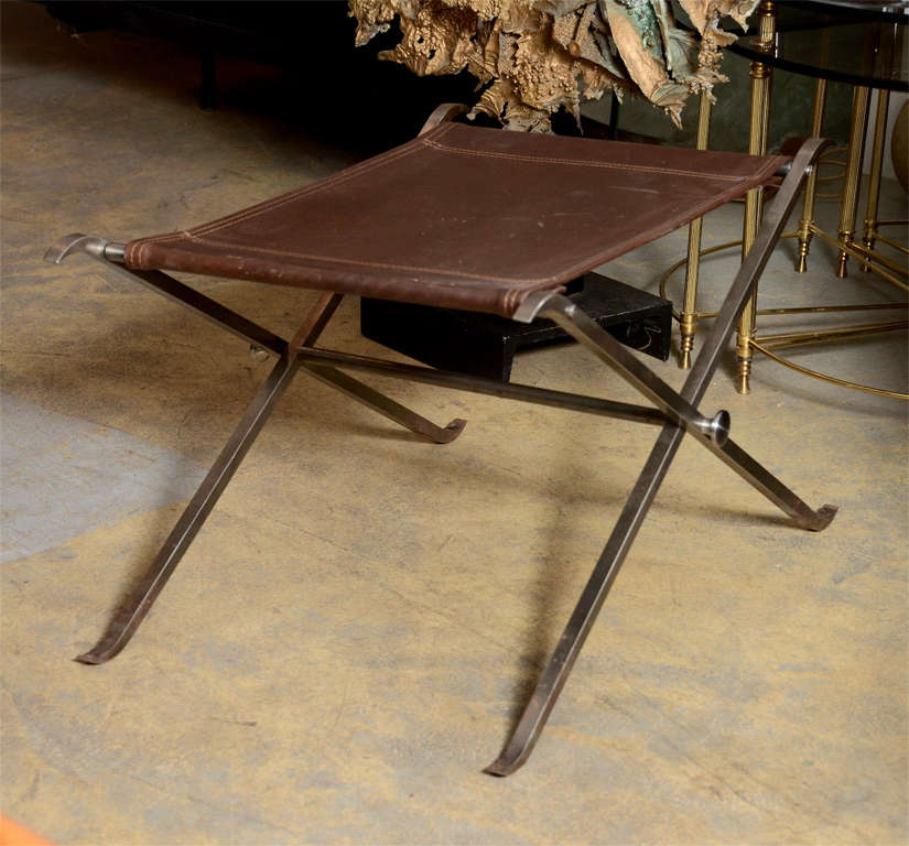 French Pair Of Leleu Benches