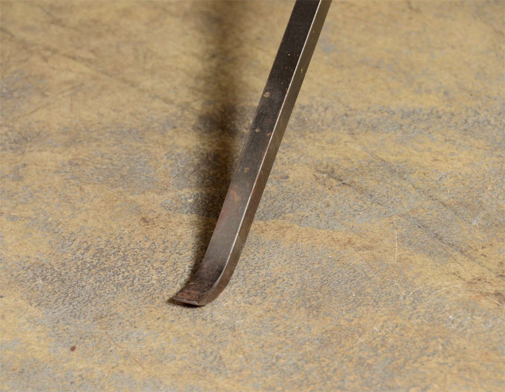 Steel Pair Of Leleu Benches