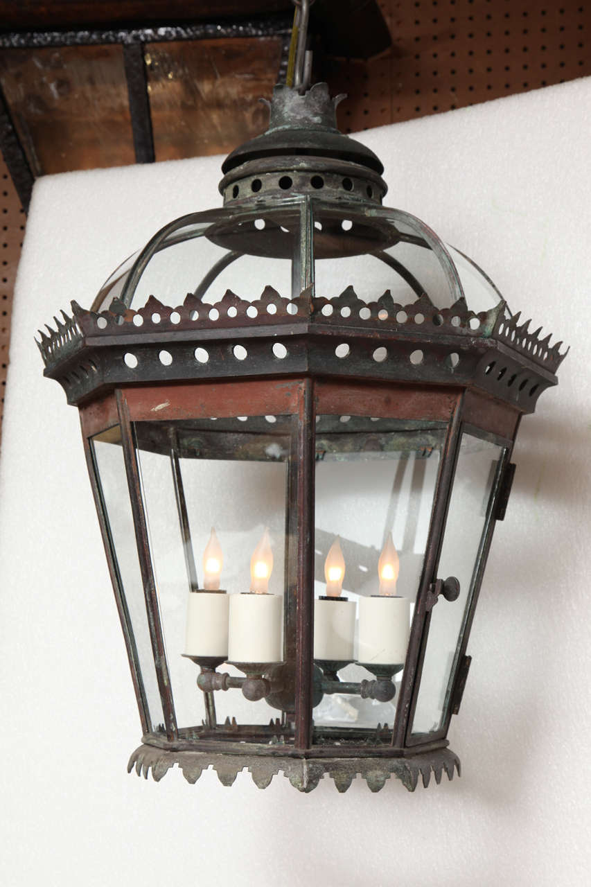 19th Century Copper Lantern
