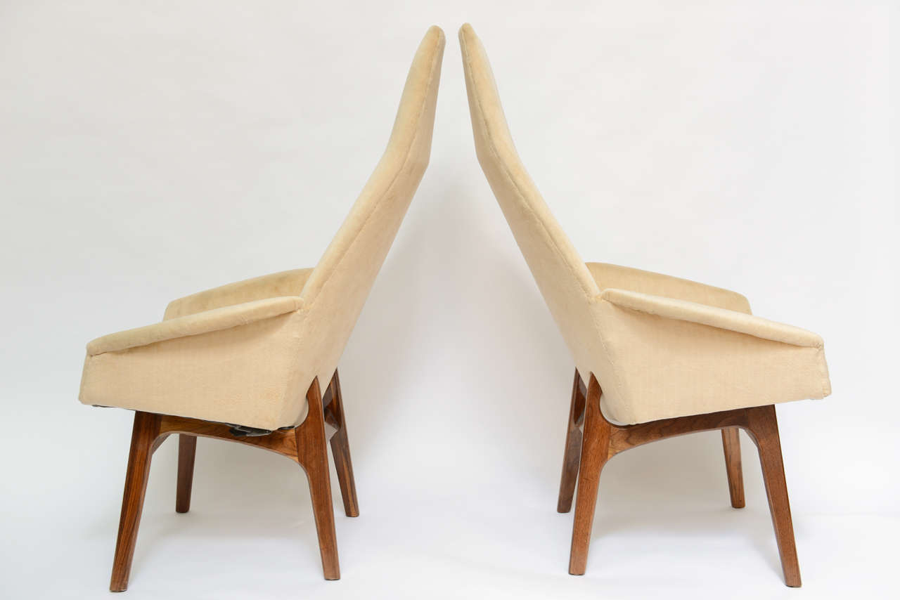 Adrian Pearsall Sculptural Highback Armchairs In Excellent Condition In Miami, FL