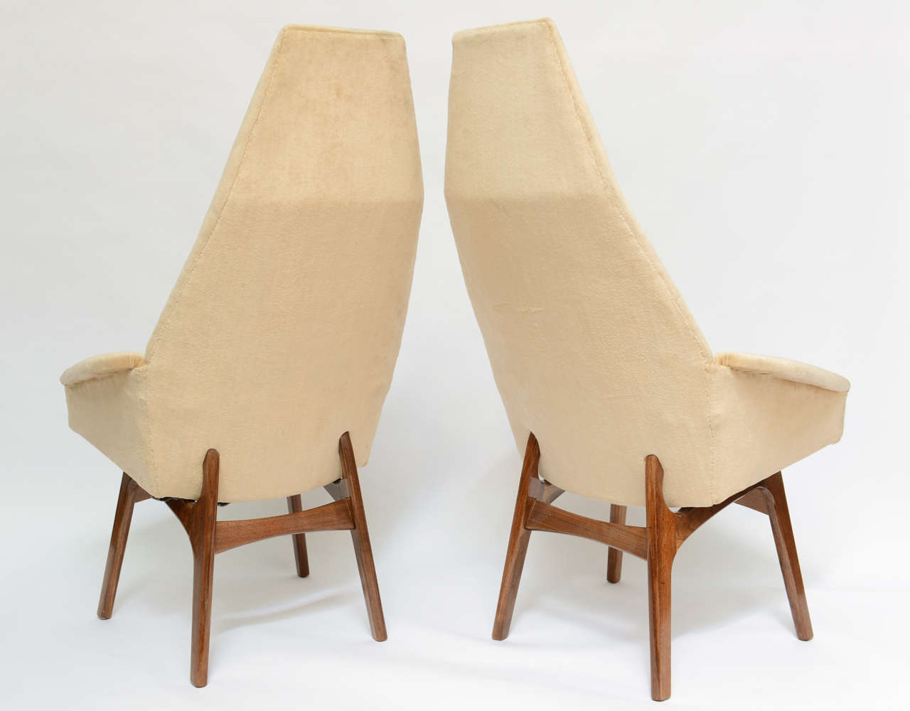 Mid-20th Century Adrian Pearsall Sculptural Highback Armchairs