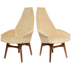 Adrian Pearsall Sculptural Highback Armchairs