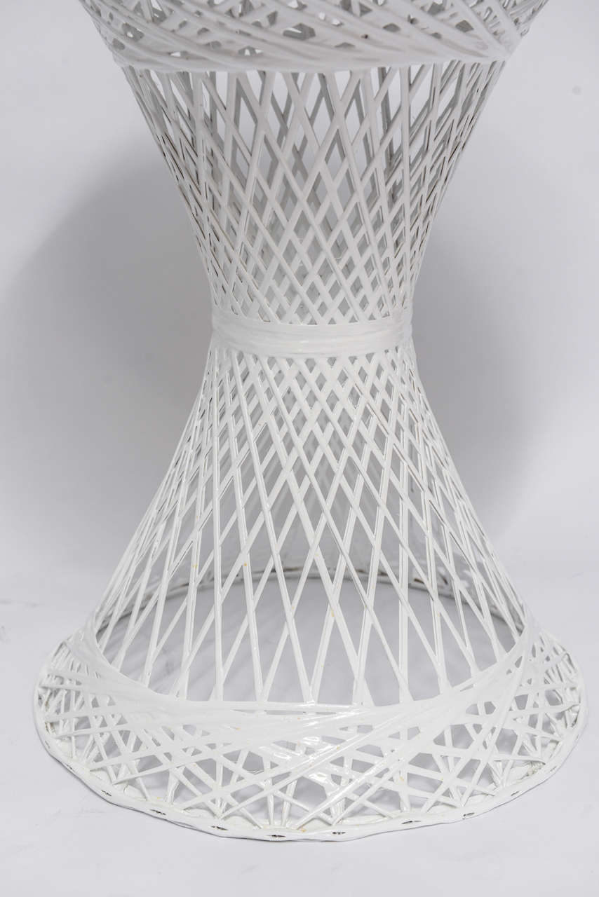 Mid Century Modern Russell Woodard Spun Fiberglass Side Tables at