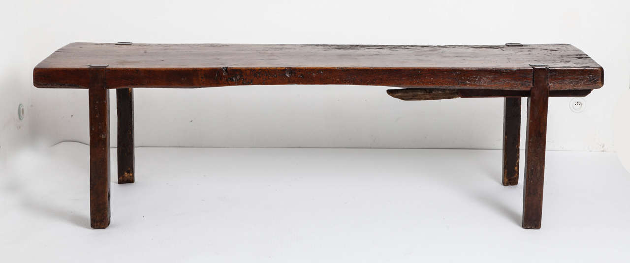 Console Table, France 18th century, in Elm, original shape