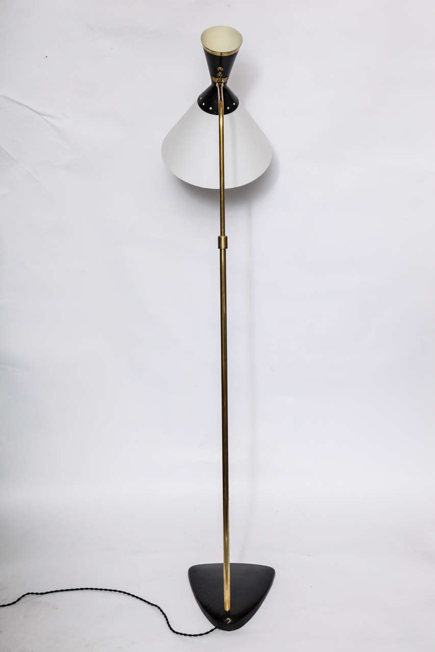  Boris Lacroix Articulated Floor Lamp Mid Century Modern France 1950's For Sale 2