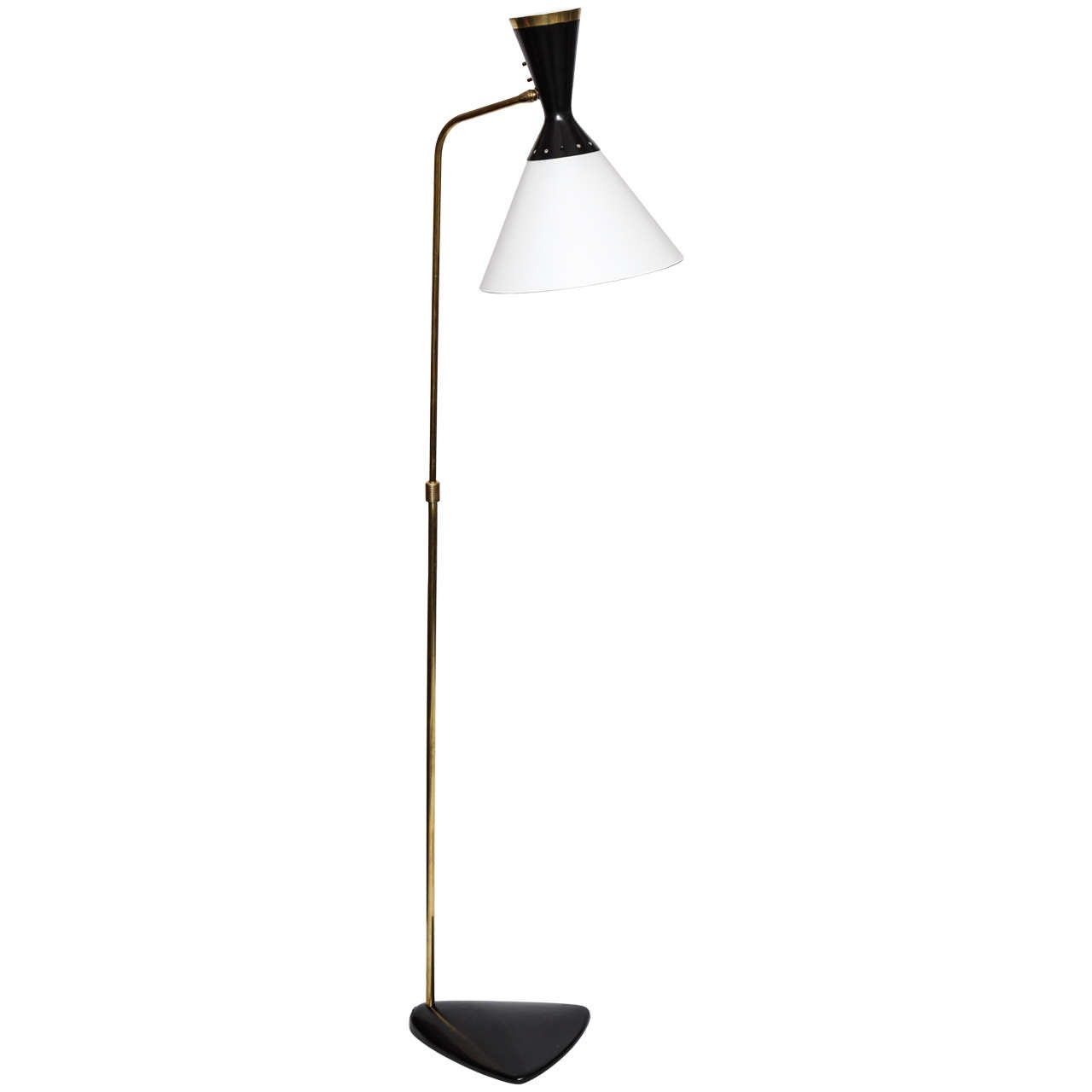  Boris Lacroix Articulated Floor Lamp Mid Century Modern France 1950's For Sale