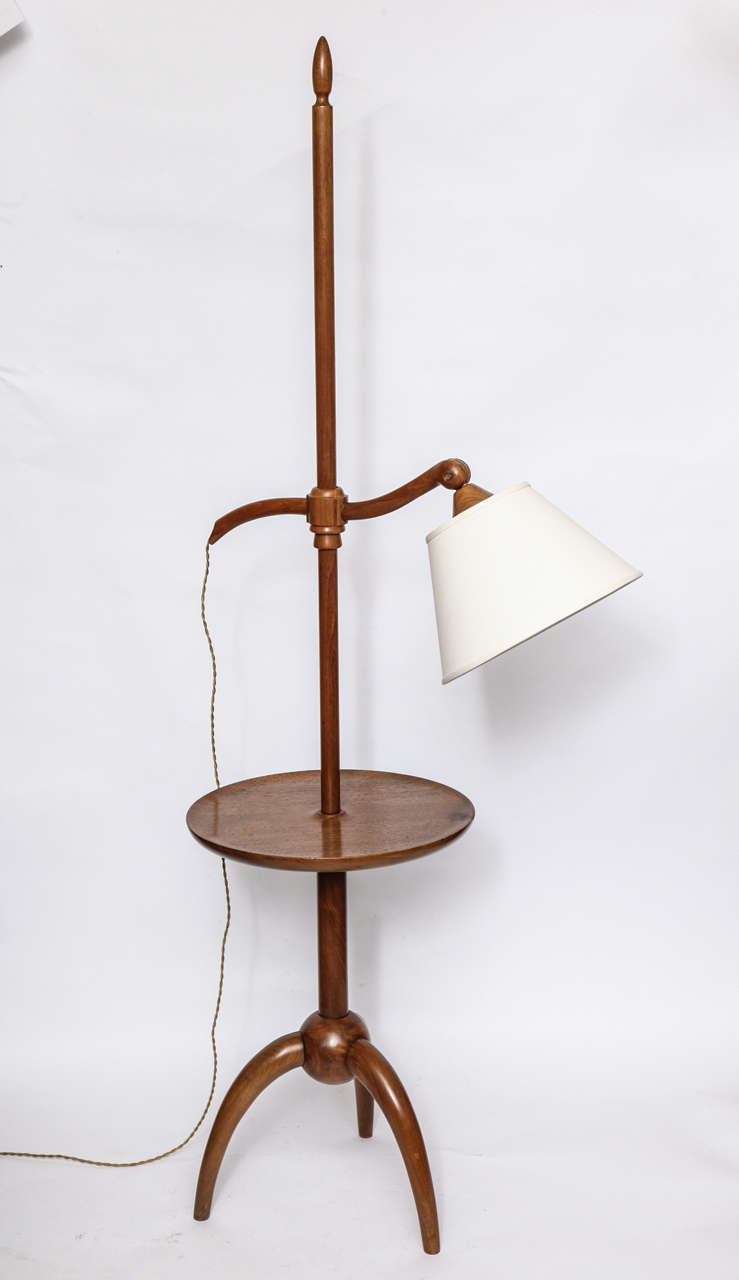 wooden shelf lamp