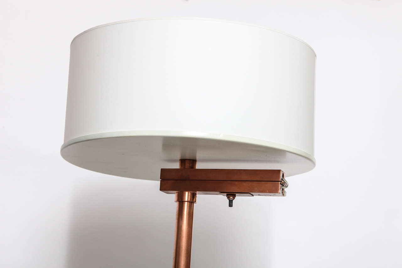 1930s American Modernist Floor Lamp by Kurt Versen 1