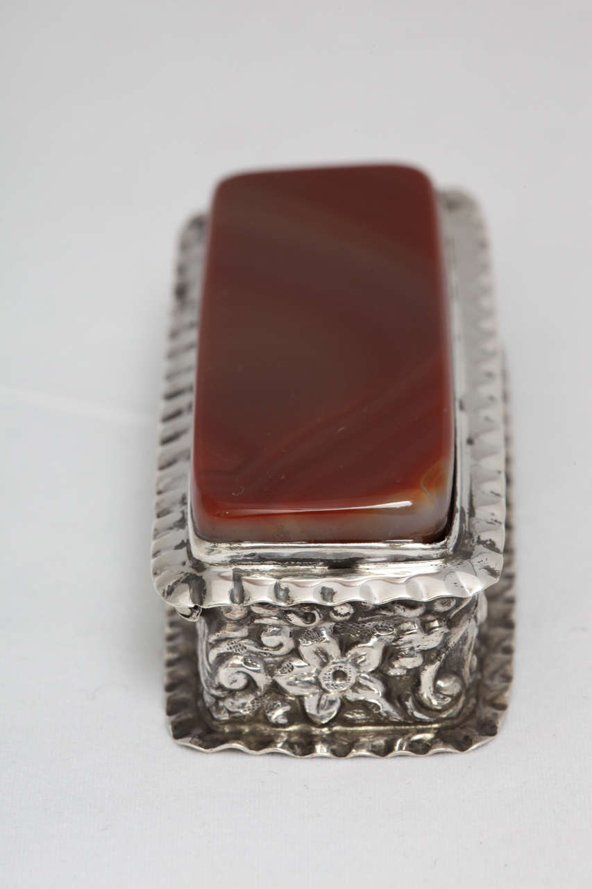 sterling silver trinket box