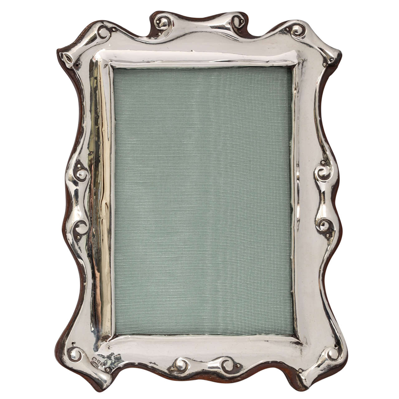 Edwardian Sterling Silver "Scroll" Design Picture Frame