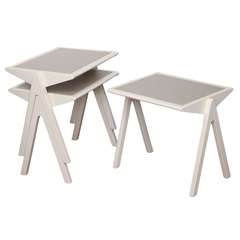 Cork Top Stacking Tables