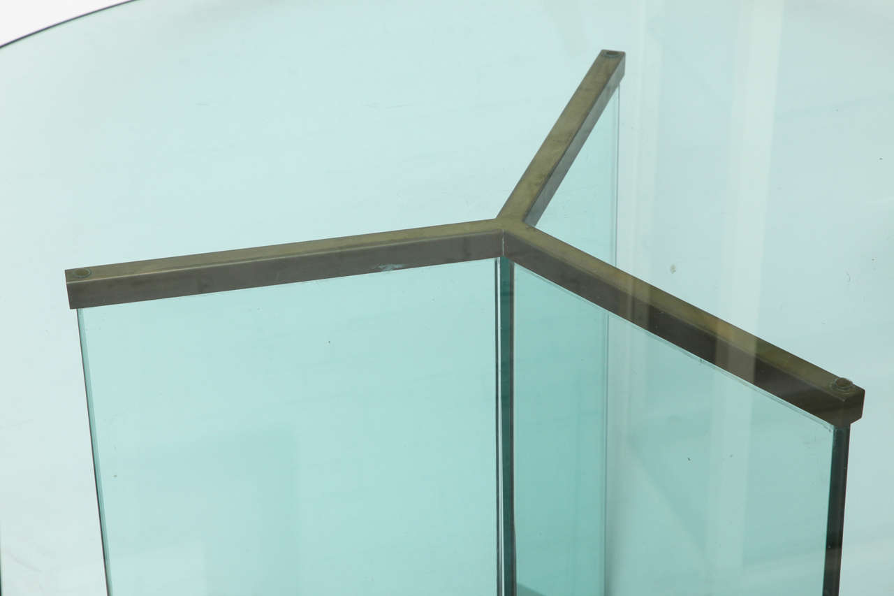 Pace Glass Table In Good Condition In New York, NY