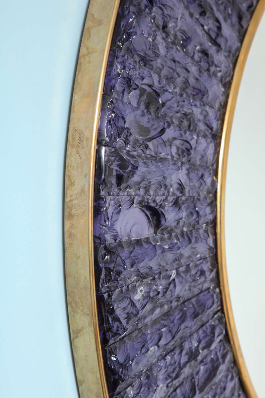 Studio Built Circular Mirror by Ghiro Studio In Excellent Condition In New York, NY