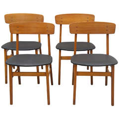 Set of Four Danish Farstrup Dining Chairs