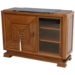 Late Art Deco Mahogany Credenza, Maxime Old 4