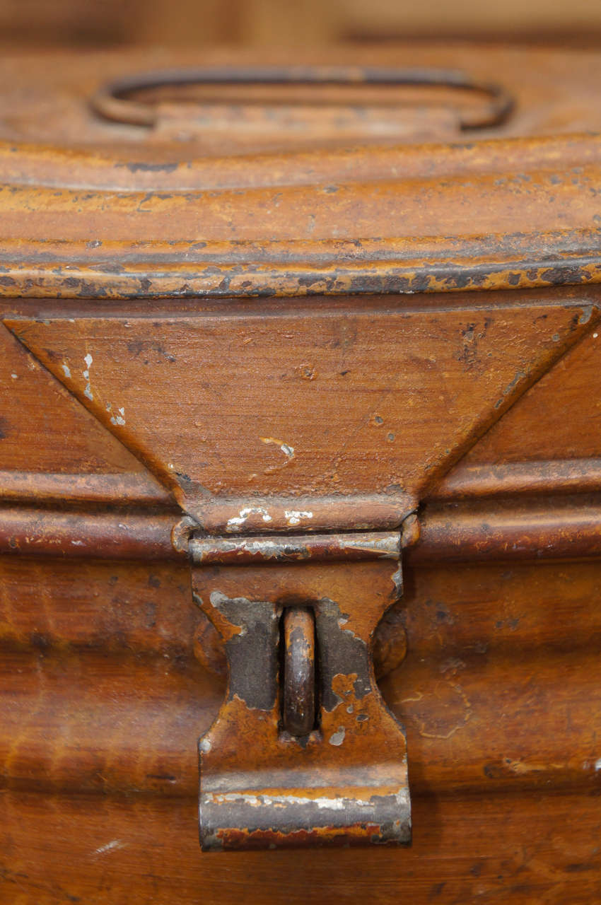British Metal Hat Box