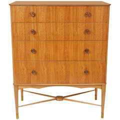 Vintage Exceptional 1950s chest of draws by Heals of London