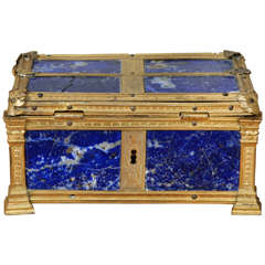 17th Century Lapis Lazuli Casket