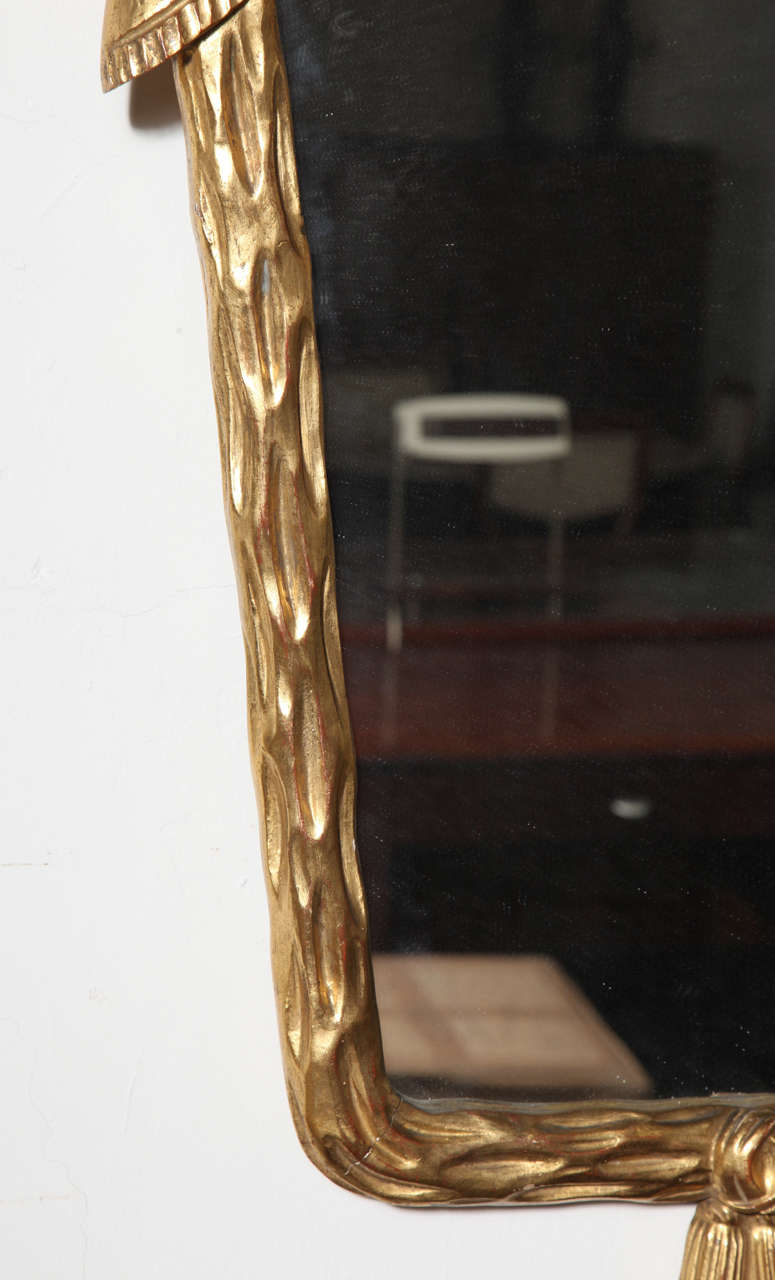 Mid-20th Century Osvaldo Borsani Mirror Made in Italy For Sale