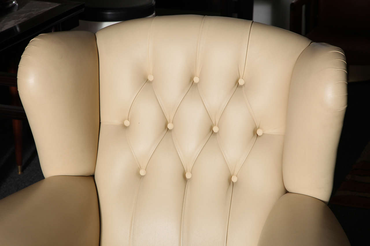 Poltrona Frau Leather Armchair For Sale 1