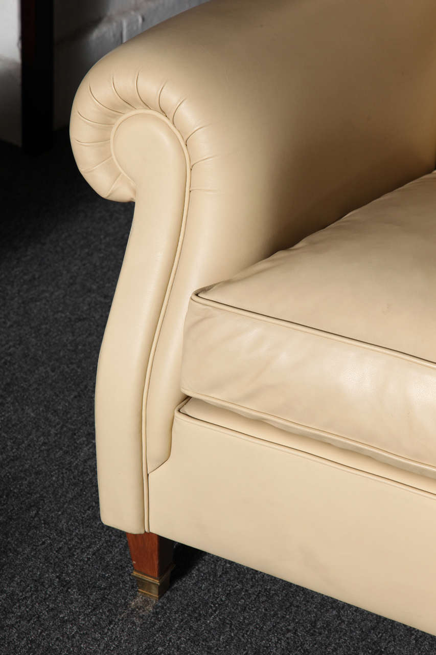 Poltrona Frau Leather Armchair For Sale 2