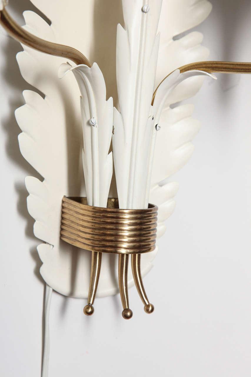Italian Arteluce Sconces Designed by Gino Sarfatti Made in Italy For Sale