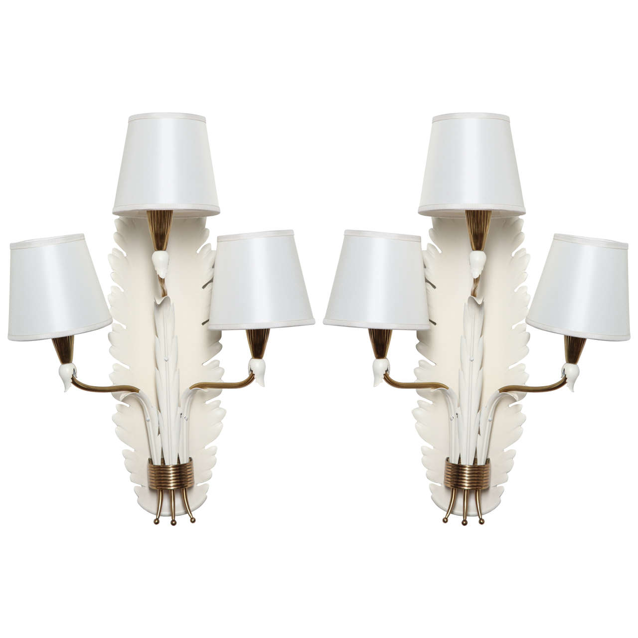 Arteluce Sconces Designed by Gino Sarfatti Made in Italy For Sale