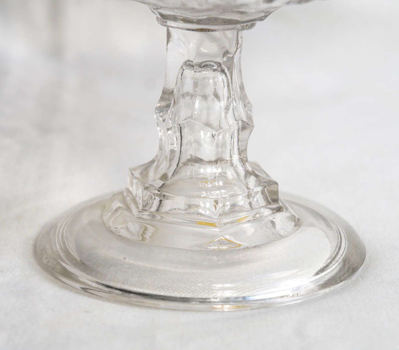 American Glass Compote For Sale