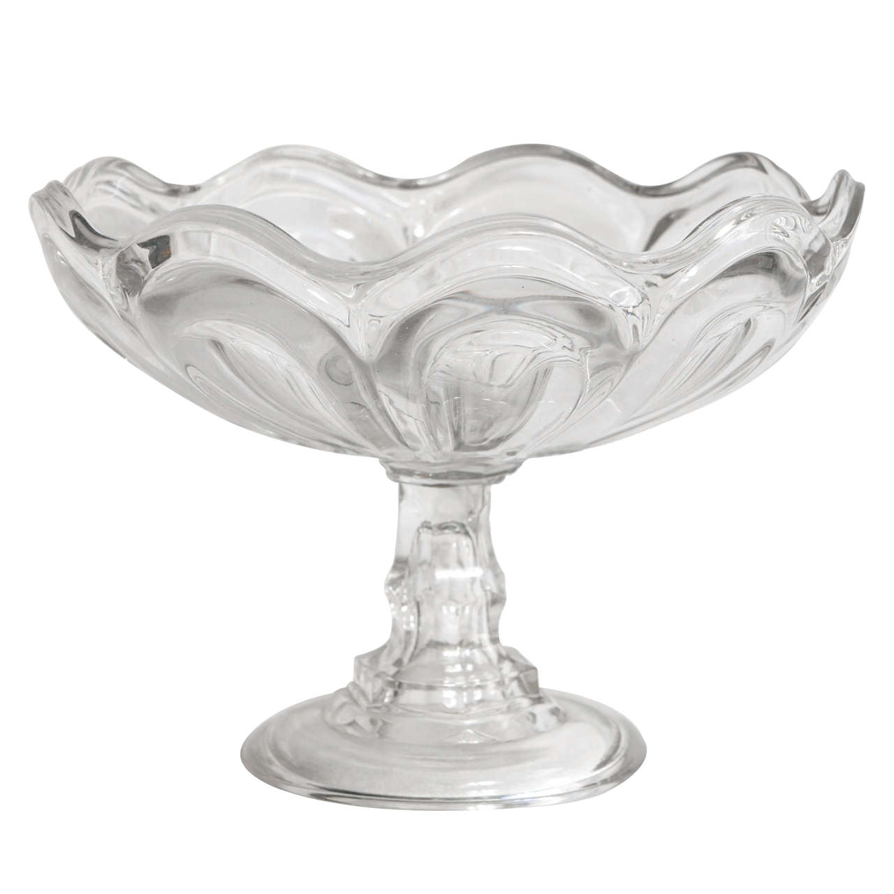 Glass Compote For Sale