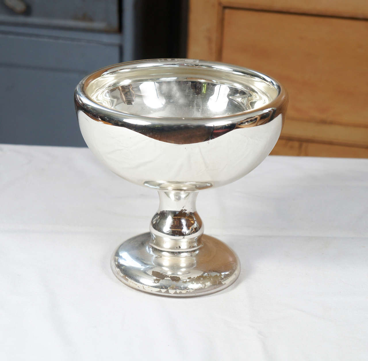 large mercury glass bowl