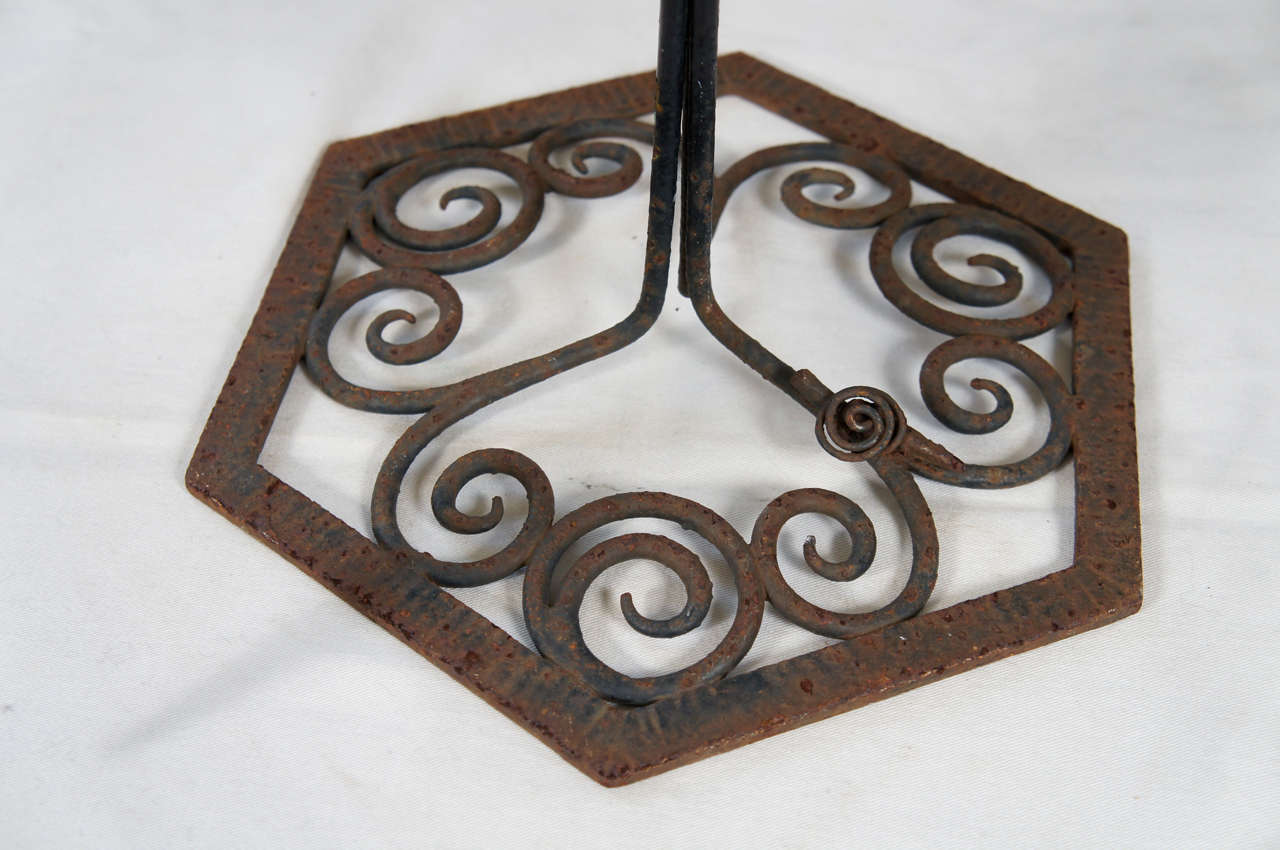 French Metal Florist's Bouquet Holder For Sale 1