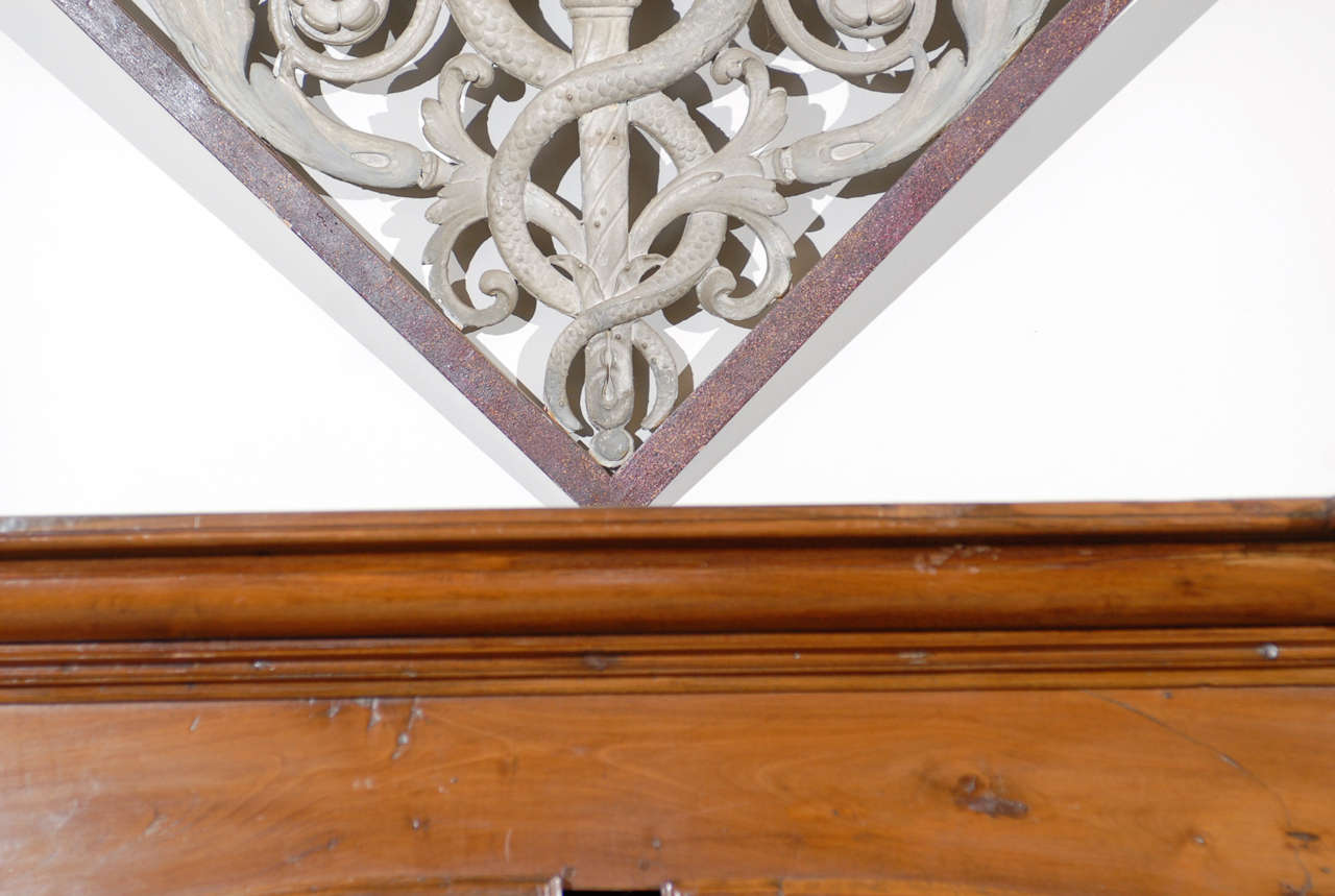 Pair of 19th Century Architectural Wall Hangings in Painted Finish For Sale 2