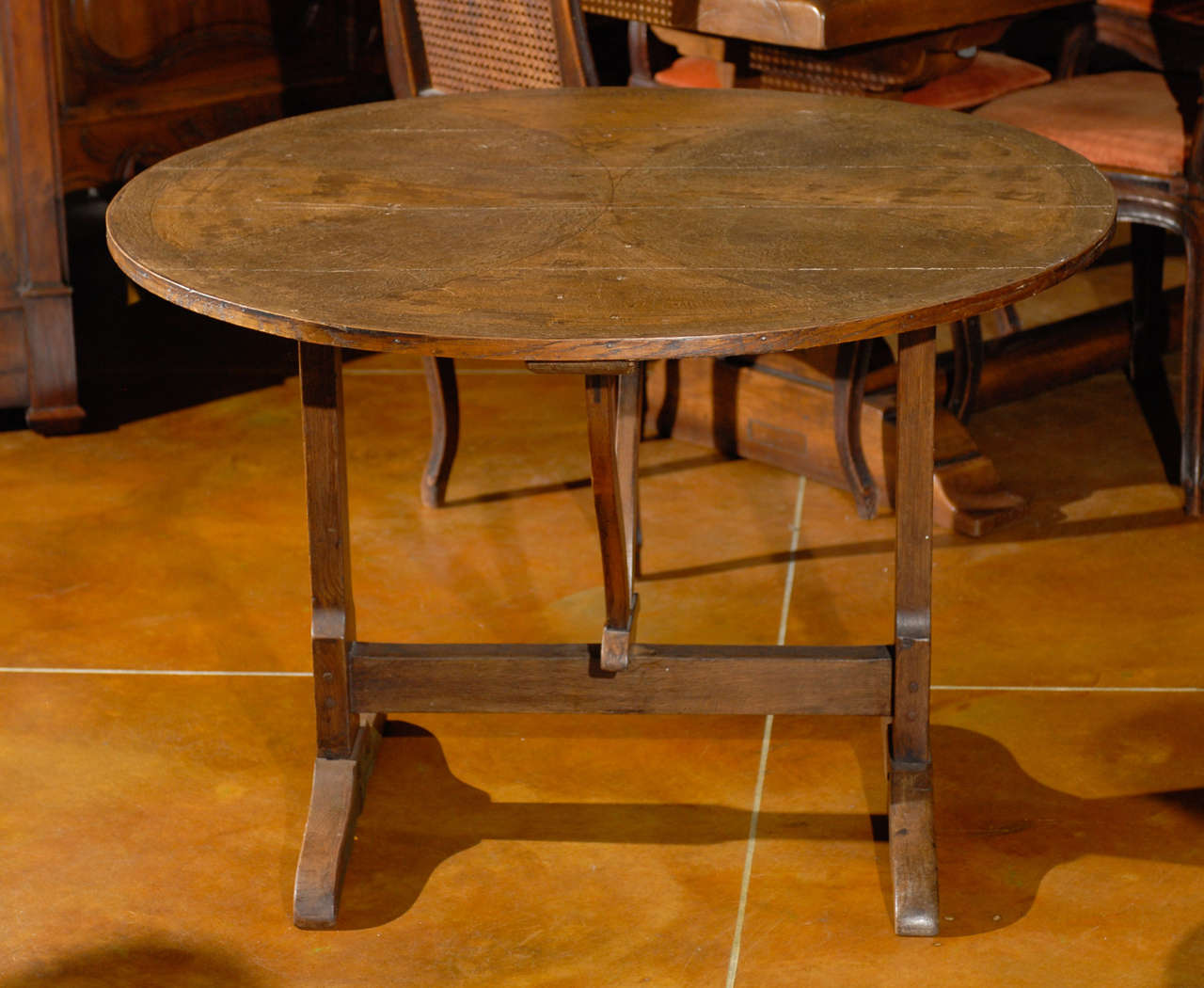 19th Century French Tilt-Top Wine Tasting Table