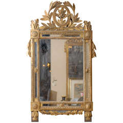 Louis XVI Period Gilt-Wood Mirror