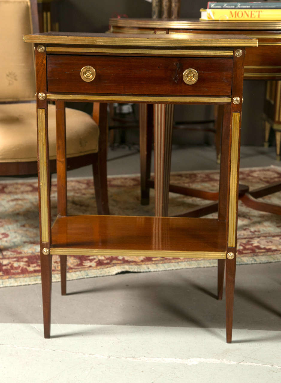 Pair of Russian Neoclassical End Tables or Night Stands