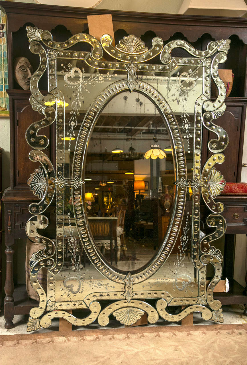 Monumental Venetian Mirror