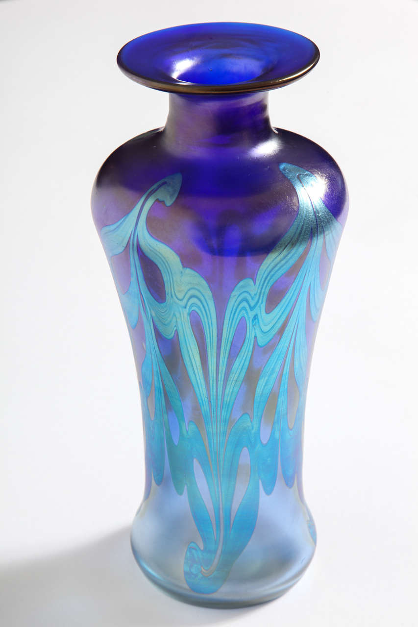 Austrian Loetz Tall Phanomen Vase, 1900