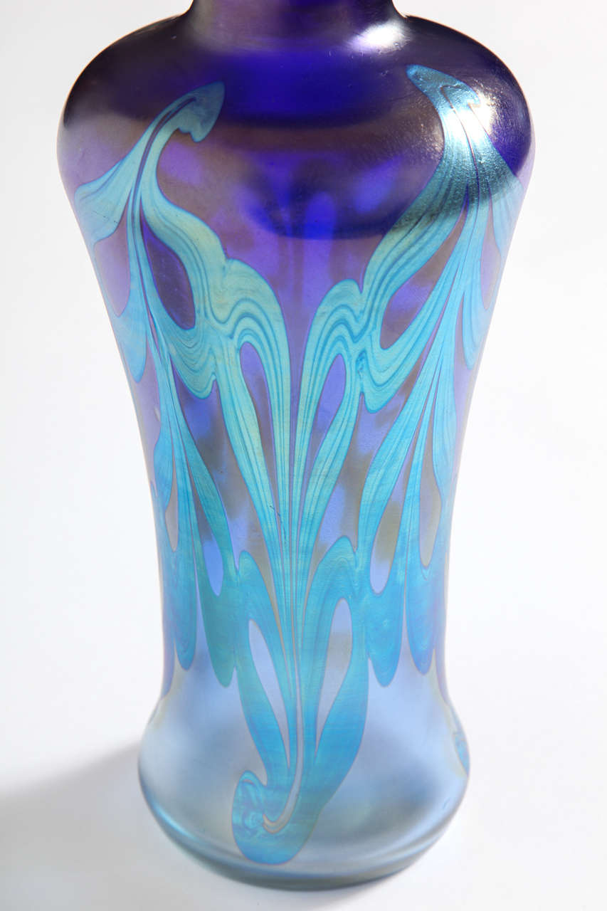 Loetz Tall Phanomen Vase, 1900 In Excellent Condition In New York, NY