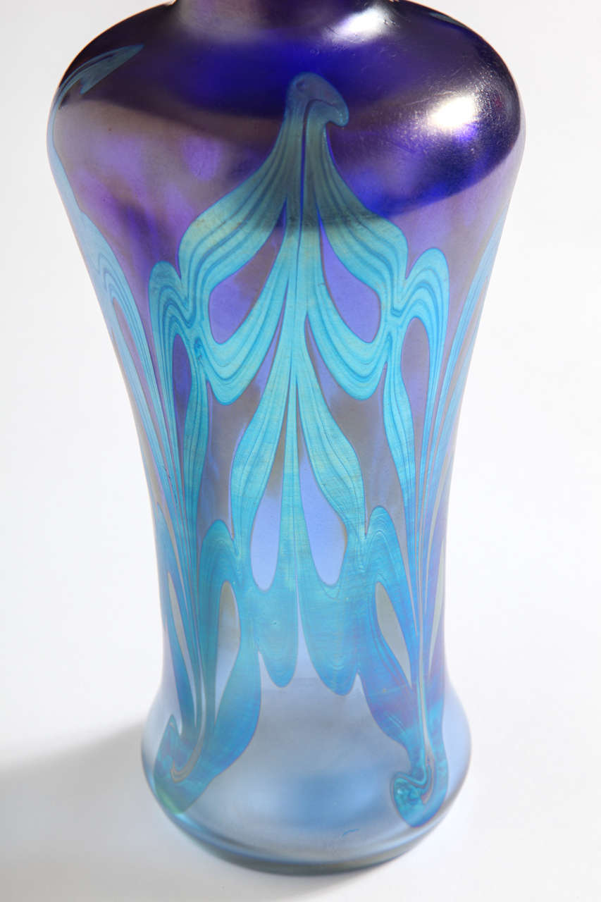 20th Century Loetz Tall Phanomen Vase, 1900
