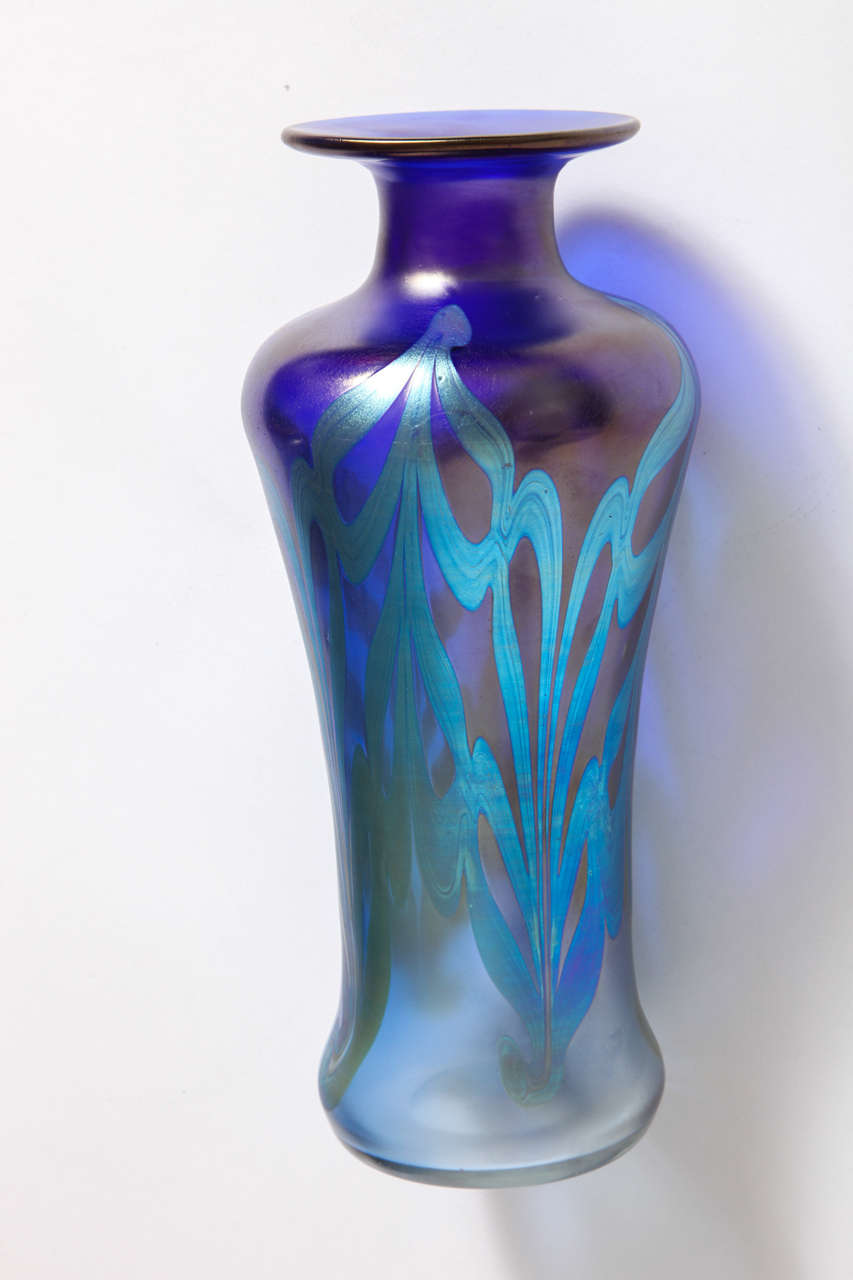 Loetz Tall Phanomen Vase, 1900 3