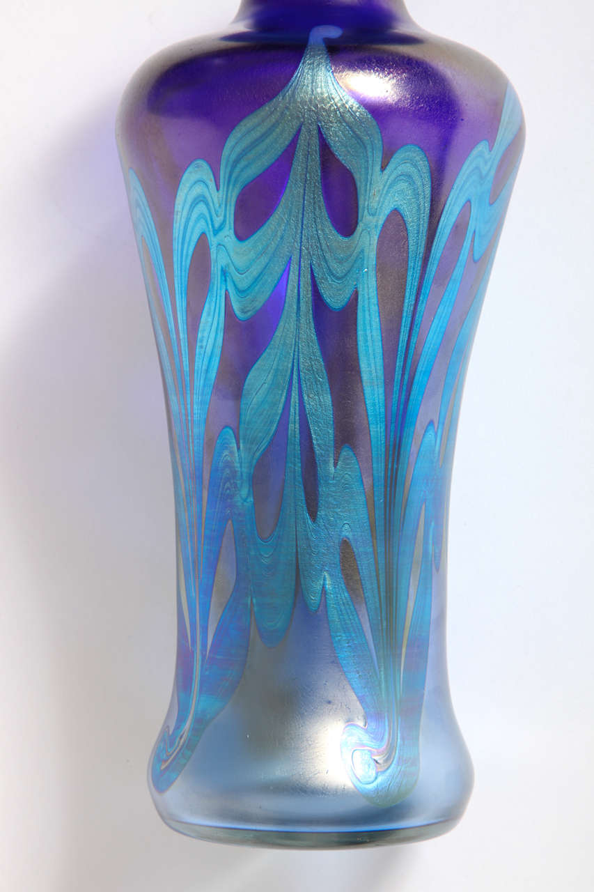 Loetz Tall Phanomen Vase, 1900 4