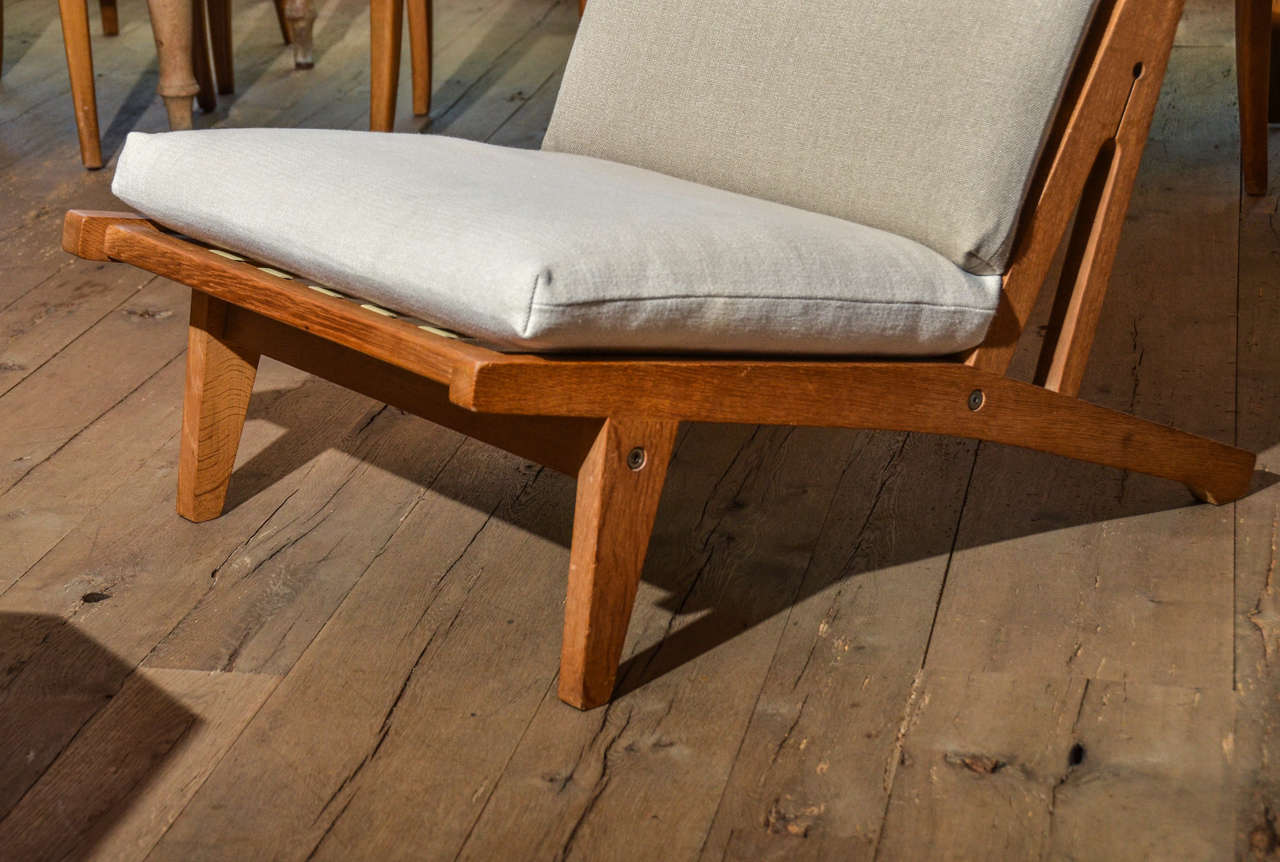 Mid-Century Modern Mid-Century Danish Deck Chair by Hans Wegner