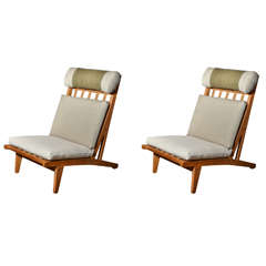 Mid-Century Danish Deck Chair by Hans Wegner