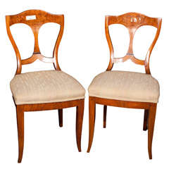 Pair of Biedermeier Style Side Chairs
