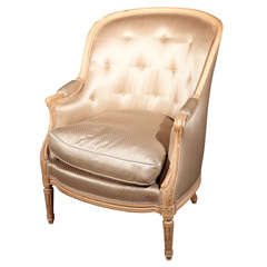 Louis XVI Style Wingback Bergere Chair by Maison Jansen