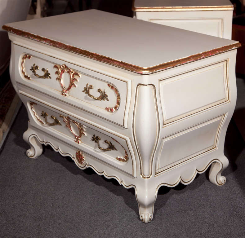 Pair of French, Louis XV Style Bombe Chests at 1stDibs