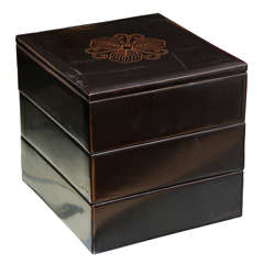 Japanese Lacquer Stackable Boxes
