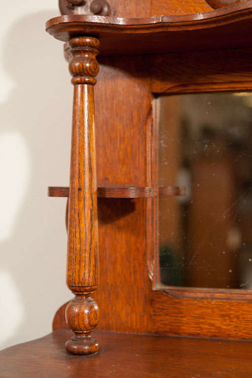 Apprentice Model or Salesman's Sample Miniature Oak Sideboard For Sale 1