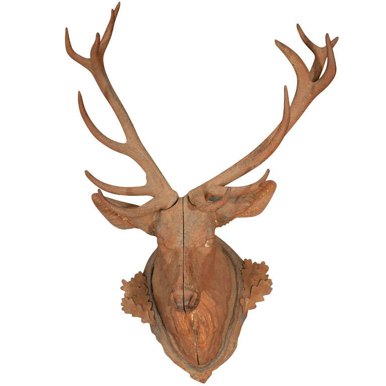 Majestic Cast Iron Elk's Head Wall Mount